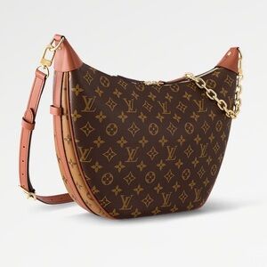 Louis Vuitton Monogram Hobo Loop Crossbody Shoulder Bag
